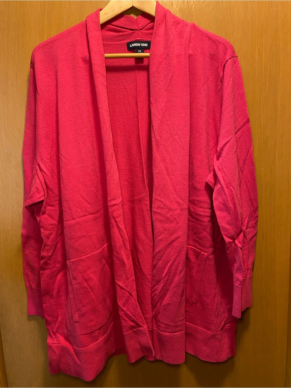 Lands’ End long sleeve open cardigan women’s plus size 3X